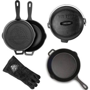 Pit Boss 6 pc Cast Iron Starter Kit